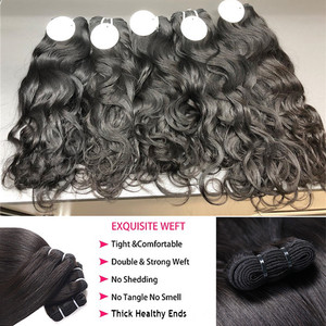 Vente en gros de cheveux humains indiens bruts en vrac, double tirage, non traités, cuticules alignées, Remy, lots de cheveux bouclés bruts vietnamiens et birmans - Product Image 3