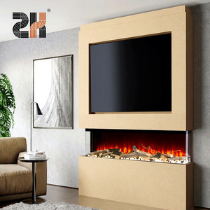 <span class=keywords><strong>Cheminée</strong></span> électrique moderne de 60 pouces à 3 côtés avec inserts de <span class=keywords><strong>cheminée</strong></span> Chauffage intérieur décoratif 3D à flamme LED <span class=keywords><strong>Cheminée</strong></span> électrique - Product Image 1