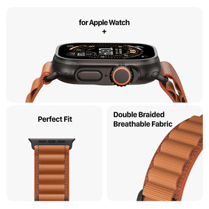 Correa de alta montaña para Apple Watch Ultra, correa de reloj deportiva de doble capa tejida para exteriores - Product Image 3