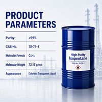 Isopentane Agent de soufflage ≥99% CAS 78-78-4 Fournisseur de matières premières chimiques pour applications industrielles polymères et approvisionnement en vrac