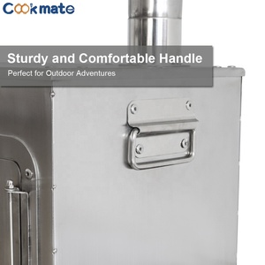 Estufa Portátil de Acero Inoxidable para BBQ con <span class=keywords><strong>Horno</strong></span> para Acampar al Aire Libre - Product Image 6