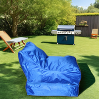 2025 Moderner Faltbarer Sitzsack-Sofa Komfortables 2-in-1 Outdoor-Sitzsack-Sessel aus 600D Oxford PVC-beschichtetem Stoff für Zuhause