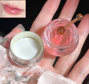 Brillo Labial de Lujo con Diamantes de Marca Privada, Vegano, Rosa Transparente, Base para Brillo Labial, Fórmula Nutritiva y Voluminizadora para el Cuidado de los Labios - Product Image 1