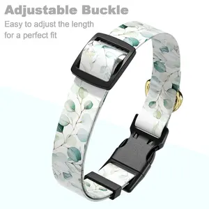 Collar de entrenamiento para perros impermeable con características sostenibles Estampado de poliéster y decoración de cinta - Product Image 5