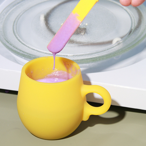 Taza de Silicona Personalizable para Derretir Cera, Apta para Microondas, Fácil de Limpiar, Taza de Silicona Antiadherente para Cera, Contenedor y Aplicador de Silicona - Product Image 6
