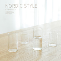 7 oz à 16 oz Simple clair mince rond maison table verres à boire verre gobelets verre borosilicate tasse à eau
