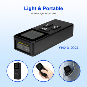 Xách Tay Mini Màu LCD hiển thị Máy quét mã vạch không dây <span class=keywords><strong>Bluetooth</strong></span> Đầu đọc mã vạch cho bán lẻ kho dược - Product Image 3