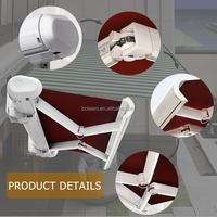 Nouvelle Conception Store de Toit Banette à Coffre Intégral Rétractable Automatique Avec Télécommande et Lumière LED