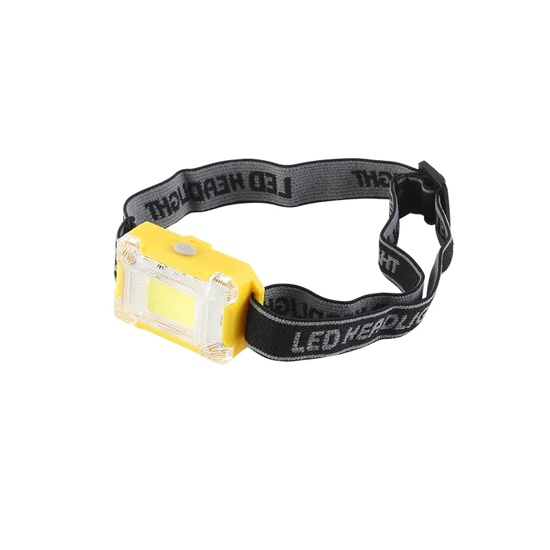 Factory direct sales Portable super bright Waterproof Running Camping Flashlight cob led Headlamp for outdoor fishing