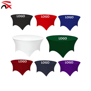Copritavolo <span class=keywords><strong>Rotondo</strong></span> su Misura, Universale 4ft 6ft, Lavabile, Elastico in Spandex, Protezione per <span class=keywords><strong>Tavolo</strong></span> - Product Image 4