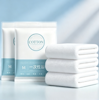 Serviettes de bain et de visage jetables en coton non tissé avec logo personnalisé, vente en gros pour spa, salon, manucure, salle de bain, hôtel