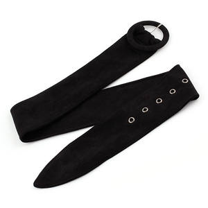 Sabuk Wanita Elegan Bahan Beludru Lembut Berkualitas Tinggi, Sabuk Pinggang Mewah Bahan Suede - Product Image 3