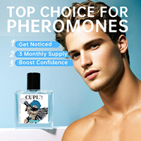 Parfum aux phéromones pour homme 50 ml, longue tenue, senteur agrumes, fleurs, plantes, musc, eau de parfum, spray pour usage quotidien et soirées
