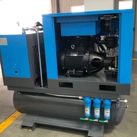 Mini compresseur d'air industriel portable, rotatif, lubrifié et refroidi par air