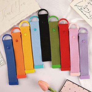 Color Keychain Streamer Diy Hand-3.2cm Cloth Strip Personality Contrast Color Backpack Pendant Luggage Streamer Cloth Sticker - Product Image 2