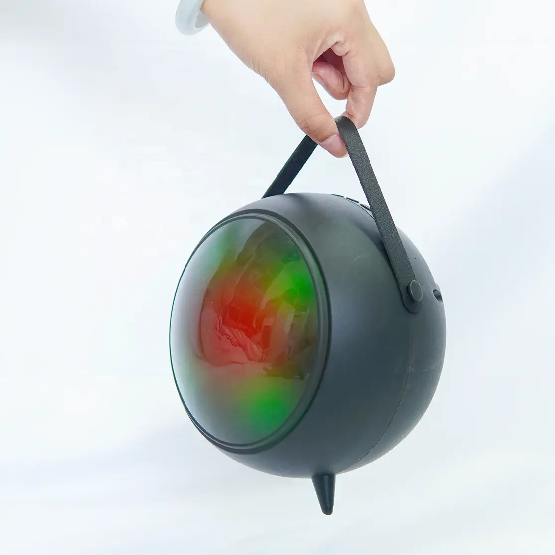 SINGE ZQS1442 Speaker Bluetooth nirkabel, lampu meja pesta Led bulat pegangan luar ruangan portabel Subwoofer