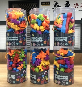 Trẻ em đào tạo cảm giác đếm Khủng long đồ chơi giáo dục mầm non học tập Kỹ năng toán học màu phân loại đồ chơi - Product Image 6