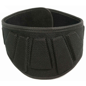 Cinturón de Soporte Lumbar Ajustable y Transpirable para Levantamiento de Pesas y Entrenamiento de Fuerza, Unisex, Cierre de Gancho y Bucle, Negro - Product Image 2