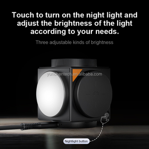 Nuovo Prodotto Lanciato 2026: Caricatore Wireless 3 in 1 Multifunzionale con Apertura Elettrica Touch, Orologio Digitale e Luce Notturna - Product Image 2