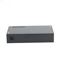 Boîtier d'alimentation électrique en acier galvanisé, en aluminium noir IP54, avec conception personnalisée pour circuits imprimés (PCB) et électronique