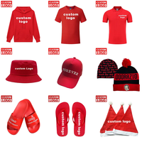 Marketing personalizado Regalos de negocios Ropa Camiseta Polo azul Sudadera con capucha Sombrero Gorra Zapatillas Guantes Calcetines con logotipo Artículos promocionales
