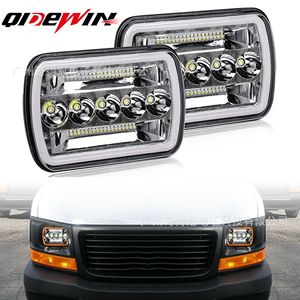 ไฟหน้า LED ทรงสี่เหลี่ยมขนาด 7 นิ้ว สำหรับรถมอเตอร์ไซค์ออฟโรด พร้อมสวิตช์ควบคุม แหล่งกำเนิดแสง 5 ดวง - Product Image 3