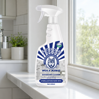 Nettoyant multi-usages pour salle de bain en spray pour carreaux, baignoires et éviers - Détergent liquide écologique