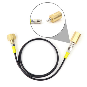 Cylindre à connexion rapide <span class=keywords><strong>Soda</strong></span> <span class=keywords><strong>Stream</strong></span> Terra DUO <span class=keywords><strong>Art</strong></span> vers adaptateur de réservoir de Co2 externe Kit de tuyau de 50 pouces avec vanne à connexion rapide - Product Image 4