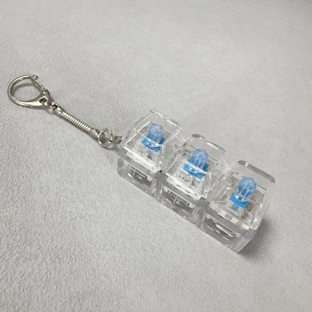 2/3/4 Keys Mechanical Keyboard Switch Keychain Keycap Tester Switches Key Chain With LED Light & Relieve Stress Keyboard