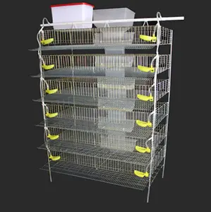 Commercial farm equipment quail battery cage H type quail cage for sale