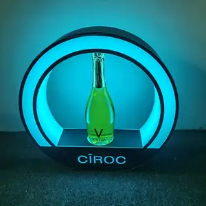 Custom Oplaadbare Vip Ciroc Champagne Led Fles Glorifier Display Enkele Fles Ciroc Vodka Fles Presenter Voor Bar Lounge