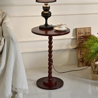 Table d'appoint ronde en bois de haute qualité, table basse moderne en bois, table d'appoint en bois pour salon