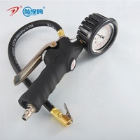 Standard LCD Digital Dial Gauge Tire Inflator with Multi-Unit Pressure Display (PSI/Bar/KPa) Portable Oil Gauge CE Certified