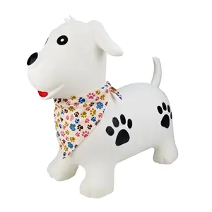 Enfants équitation jouer saut animaux jouets gonflable PVC trémie plein d'entrain chiot chien