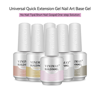 VINIMAY Gel Constructeur Liquide Premium Transparent 20 Couleurs Marque Privée Fournitures Onglerie Gel d'Extension Rapide Naturel