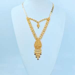 Parures de bijoux en laiton polyvalentes 116 pour femmes, plaqué or rose 24 carats, pour un usage quotidien décontracté, réunions d'affaires - Product Image 2