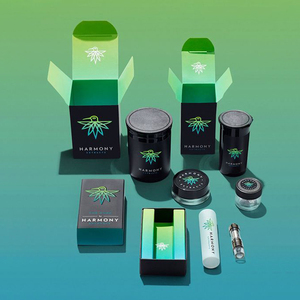 Custom printed paper empty CBD hemp packaging box