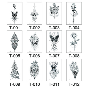 Wholesale Women's Non-toxic <b>Temporary</b> Waterproof Body Cool Designs Arm Tattoo/ Tatoo Sticker - Product Image 3