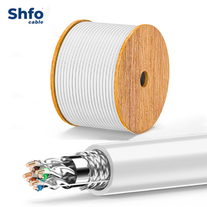 SHFO-MT-12022 ngoài trời <span class=keywords><strong>Cat6</strong></span> cáp Ethernet <span class=keywords><strong>SFTP</strong></span> che chắn bị mắc kẹt PVC/<span class=keywords><strong>LSZH</strong></span> Áo khoác đồng nguyên chất/CCA dây dẫn mạng vá dây - Product Image 6