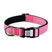 Anti-Verlust QR-Code-Scan Umweltfreundliches Langlebiges Nylon Reflektierendes Solides Smart-Tracking-Halsband für Mittelgroße/Große Hunde und Katzen