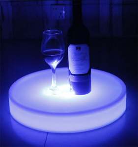 Comercial al aire libre Night <span class=keywords><strong>Club</strong></span> Glow portátil moderno Night <span class=keywords><strong>Club</strong></span> bar muebles acuario agua burbuja pared LED acrílico bar mostrador - Product Image 2