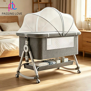 Lit de bébé à faible MOQ, design stable et peu encombrant, sûr et confortable, idéal <span class=keywords><strong>pour</strong></span> la maison et les voyages - Product Image 1