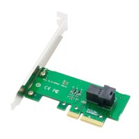PCIE-8643 PCIe 3.0 X4 Antarmuka Port Tunggal Universal Kartu Adaptor PCIe ke SFF-8643 U.2 NVMe Port Tunggal