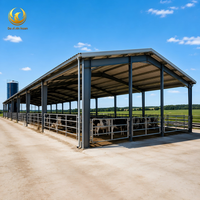 Bâtiment de stockage de machines agricoles en structure métallique préfabriquée, entrepôt d'équipements agricoles