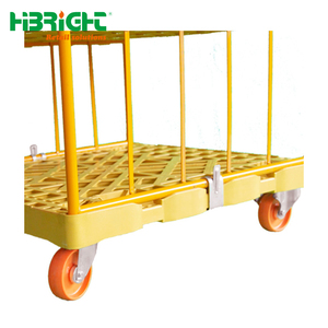 Heavy Duty Industrial Logistics Trolley Metal Wire Mesh Cage <b>Cart</b> with Wheels <b>for</b> Warehouse and Factory - Product Image 1