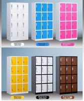 Casier de rangement et vestiaire stable en plastique ABS pour entrepôt et atelier