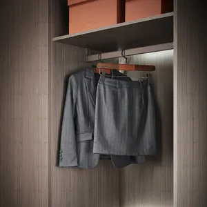 NUOMI 2021 Ralphie סדרת ארון אחסון באיכות גבוהה מוצק עץ חצאית קולב לחדר שינה