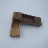 Tutup Cangkir Keramik Walnut Hitam, Tutup Mug Kaca dengan Tutup Kayu, Artefak Walnut Hitam Kreatif, Dapat Dikustomisasi, Produksi Cepat