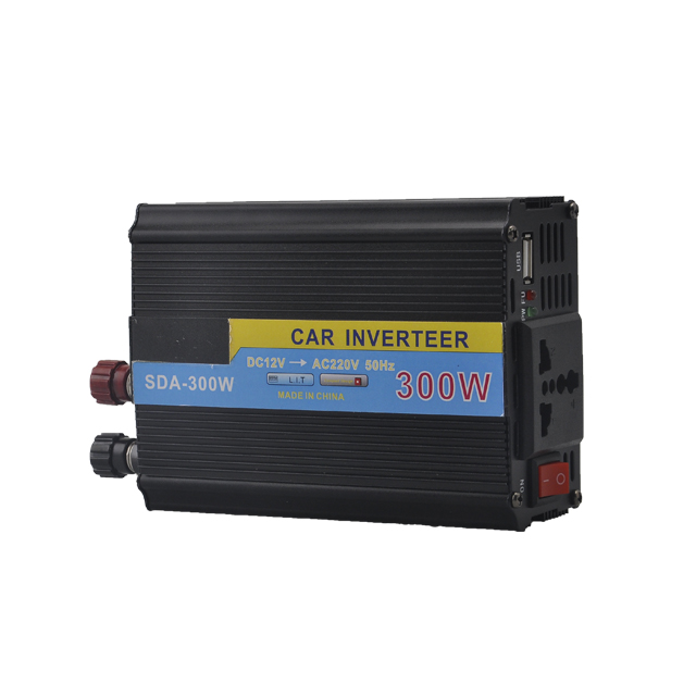 Недорогой автомобильный сетевой инвертор Ruitai с немодулированным синусоидальным сигналом, 300 Вт, от 12 В до 220 В с микро зарядным устройством, инверторы на солнечной батарее