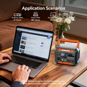 Generatore <span class=keywords><strong>Solare</strong></span> Portatile di Emergenza con Controllore MPPT, Batteria LiFePO4, <span class=keywords><strong>Ricarica</strong></span> Auto e <span class=keywords><strong>Solare</strong></span> per Uso Domestico ed Esterno - Product Image 4